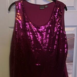 Covington Deep Purple Top